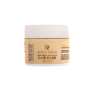 Deep Repair Silk Touch Hair Mask, Keratin Elixir Repair with Shea Butter & Moroccan Oil, For All Hair Types 200ml